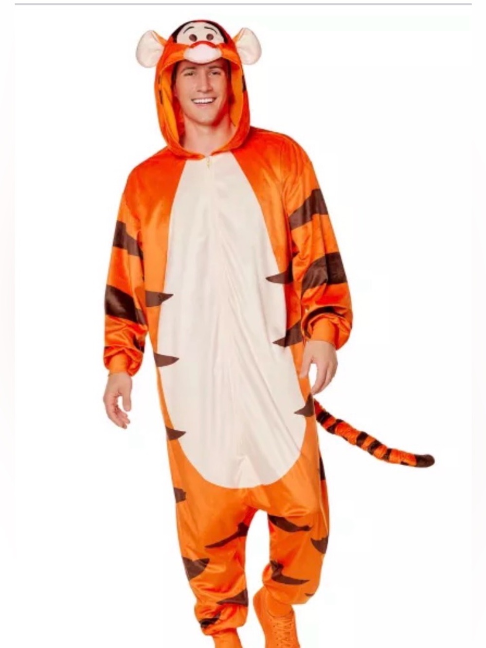 Disney Tigger Unisex Character Costume,
Jumpsuit Onesie, US Size S/M